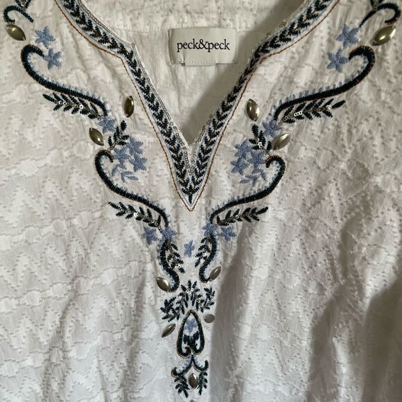 Peck & Peck Tunic Blouse - Size Large - Picture 3 of 4